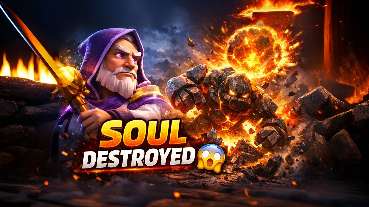 SOUL DESTROYED | Grand Warden Fireball | Legendary Attack | #ClashOfClans #LegendAttack #GrandWarden
