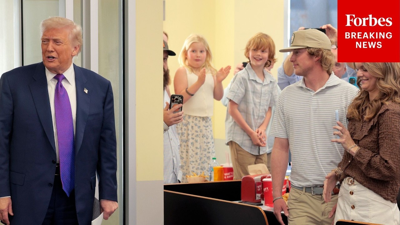 BREAKING NEWS: President Trump Visits Is A Restaurant In Rome, Georgia, Speaks With Patrons