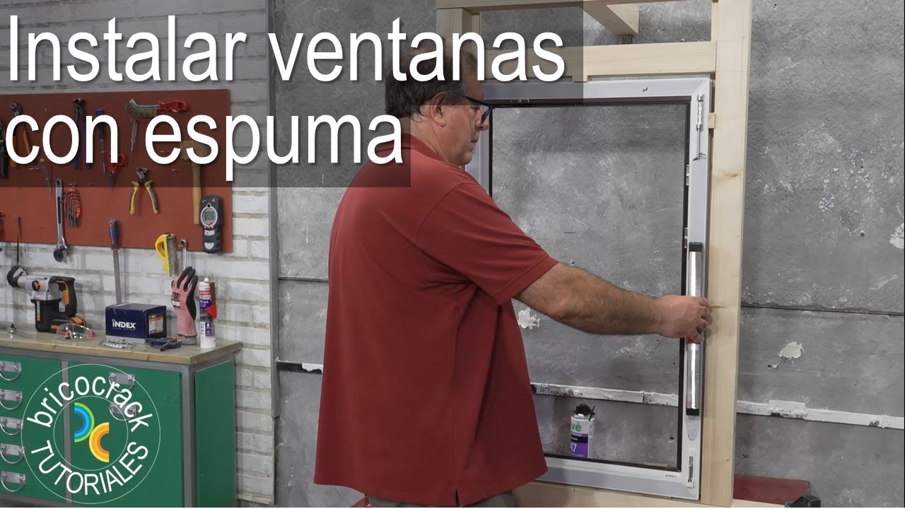 Instalar y aislar ventanas con espuma (Bricocrack)