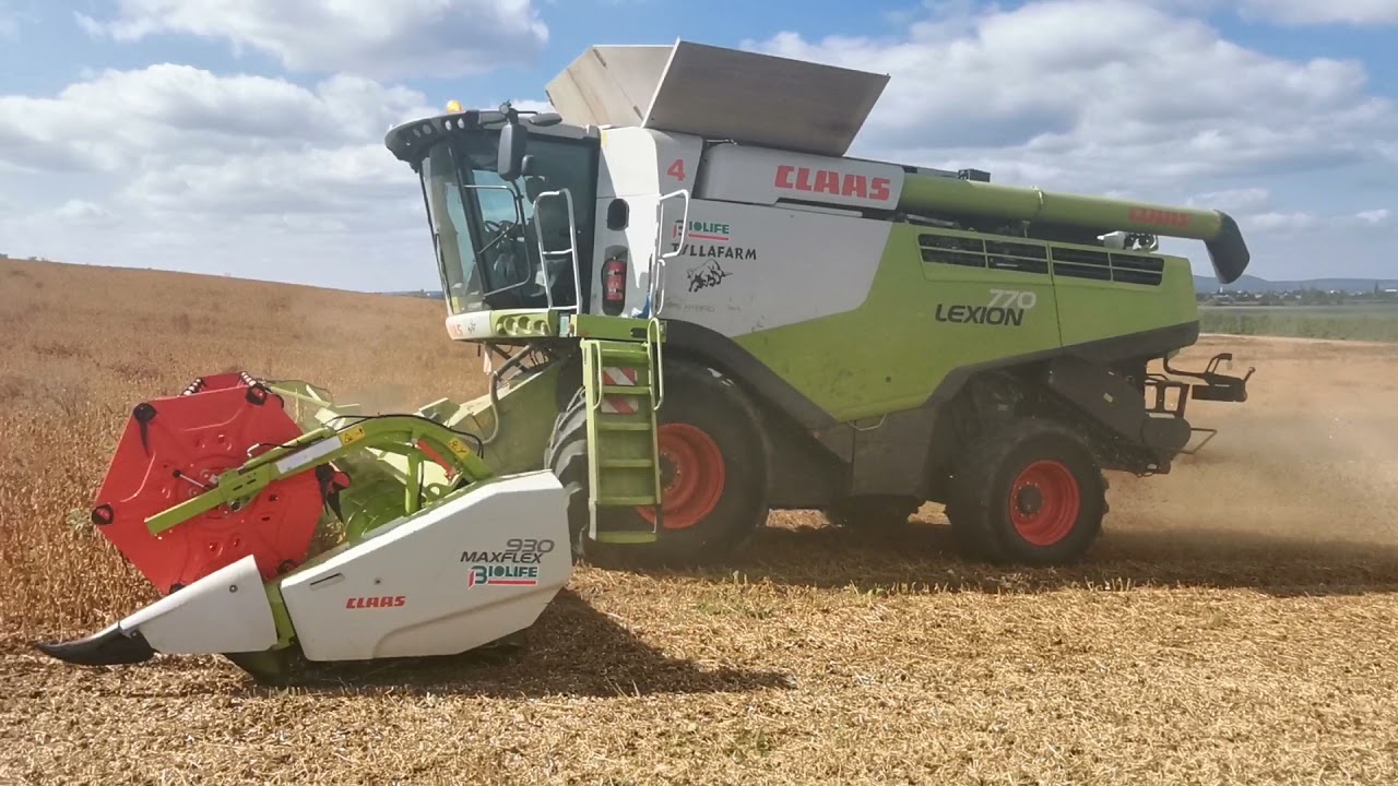 Jesenná Žatva 2021 sója CLAAS LEXION 770+2x JOHN DEERE T670i 3.časť