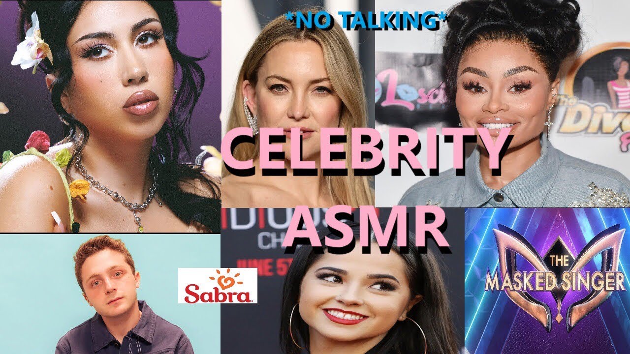 CELEBRITIES try ASMR! best of the best! *no talking*