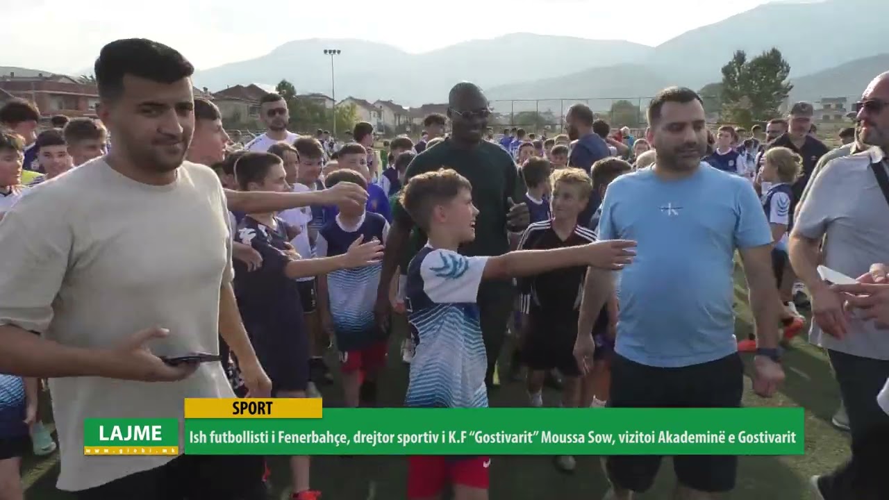 Drejtor sportiv i K.F “Gostivarit” Moussa Sow, vizitoi Akademinë e Gostivarit