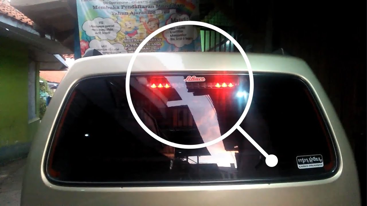 Cara Pasang Stop Lamp Tambahan Mobil Karimun Kotak