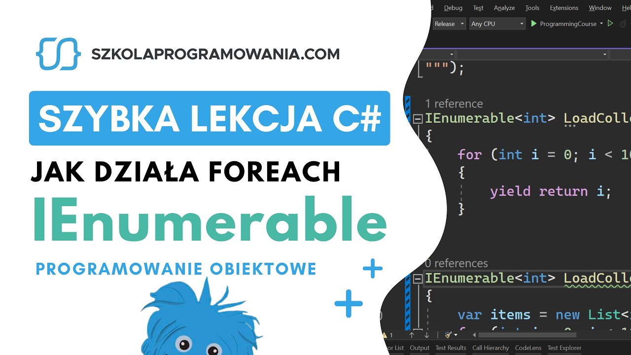 Co to jest IEnumerable czyli jak działa foreach [Szybka Lekcja C#]