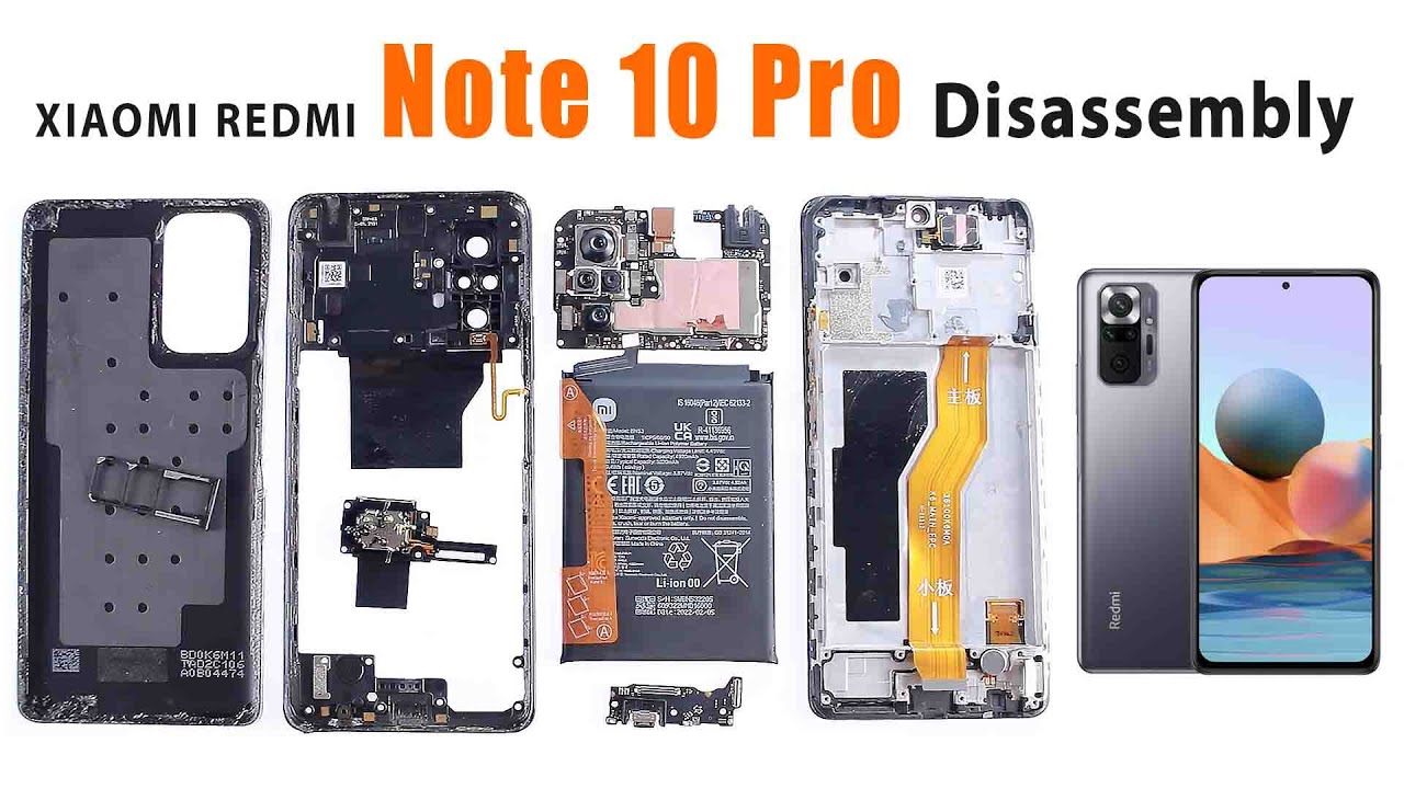 Redmi Note 10 Pro Disassembly (Screen replacement)