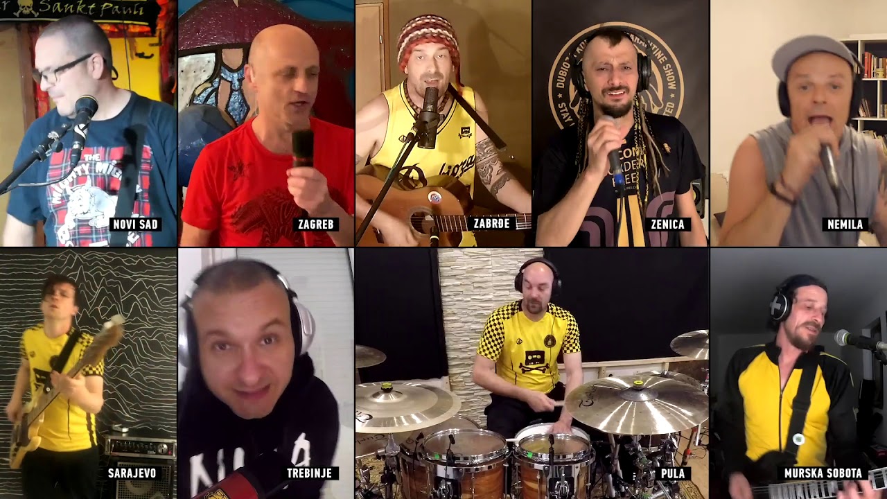 Dubioza Kolektiv -  Ja sjećam se - KUD Idijoti Cover (Live at Quarantine Show)