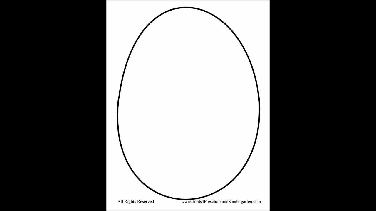 Easter Egg Patterns for Free at www.Tools4PreschoolandKindergarten.com