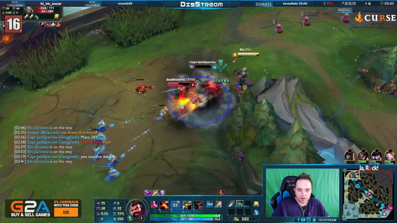 DisStream Highlights #1 high elo player