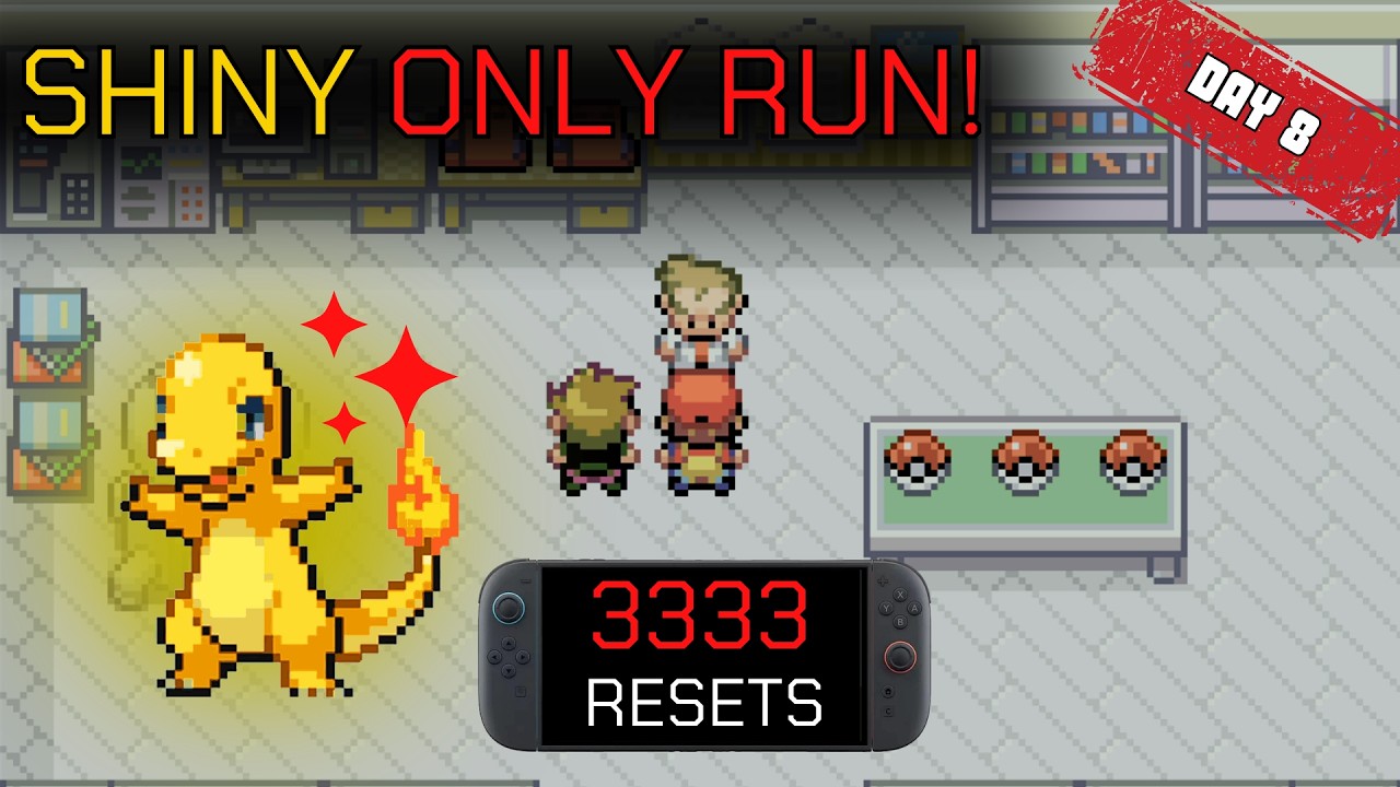 (Vertical) Shiny Hunting Charmander! FireRed/LeafGreen LIVE — Kanto Chill Hangout