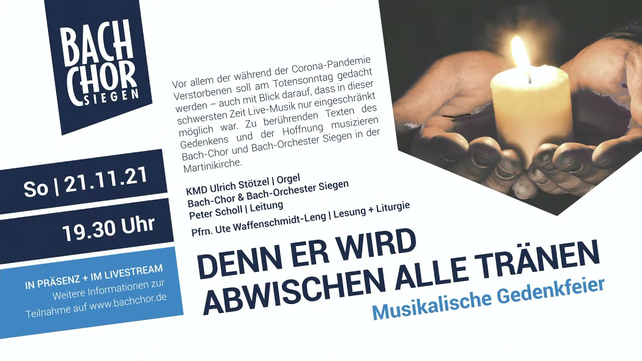 DENN ER WIRD ABWISCHEN ALLE TRÄNEN I Live aus der Martinikirche in Siegen  #präsenz