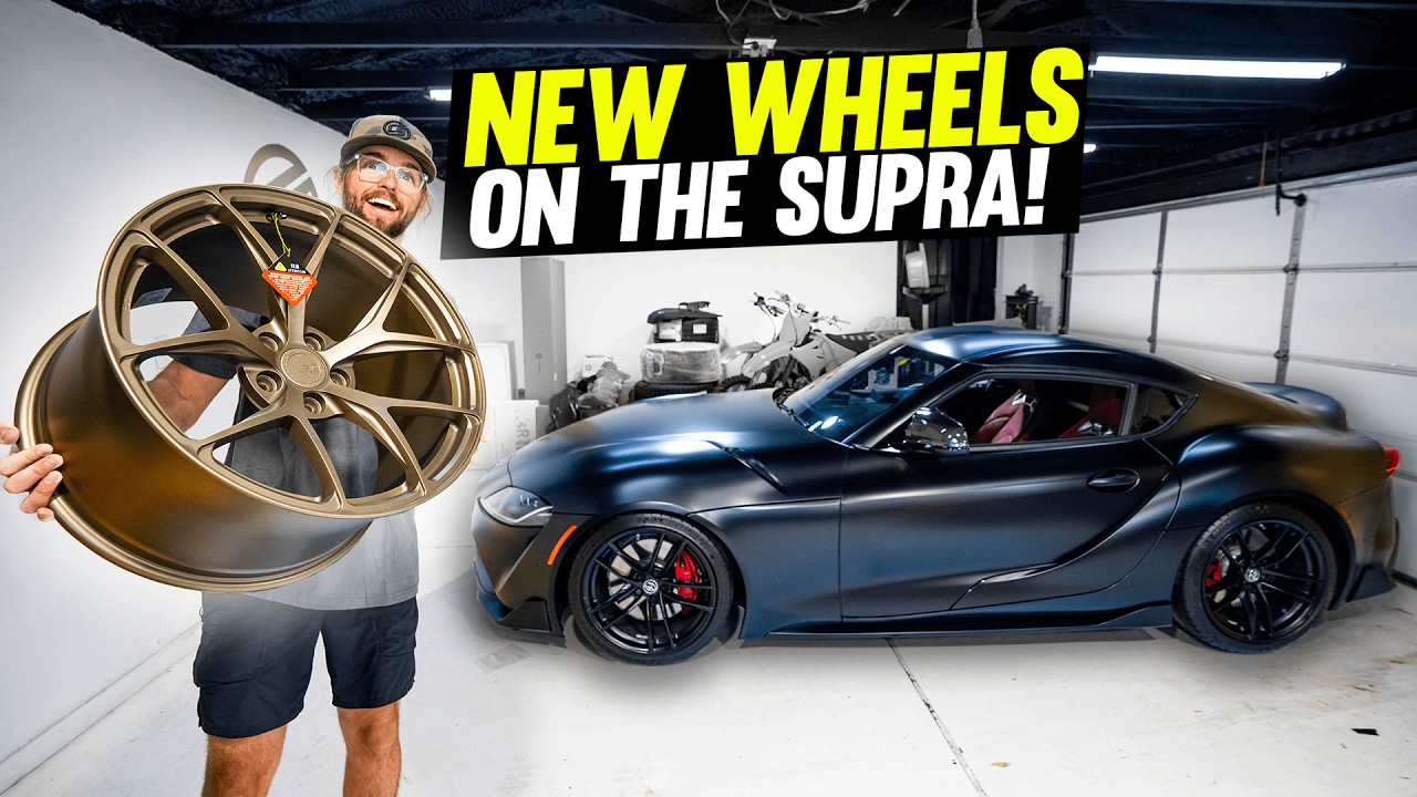 Идеальные диски для Supra уже в наличии! Посмотрите, как они выглядят!