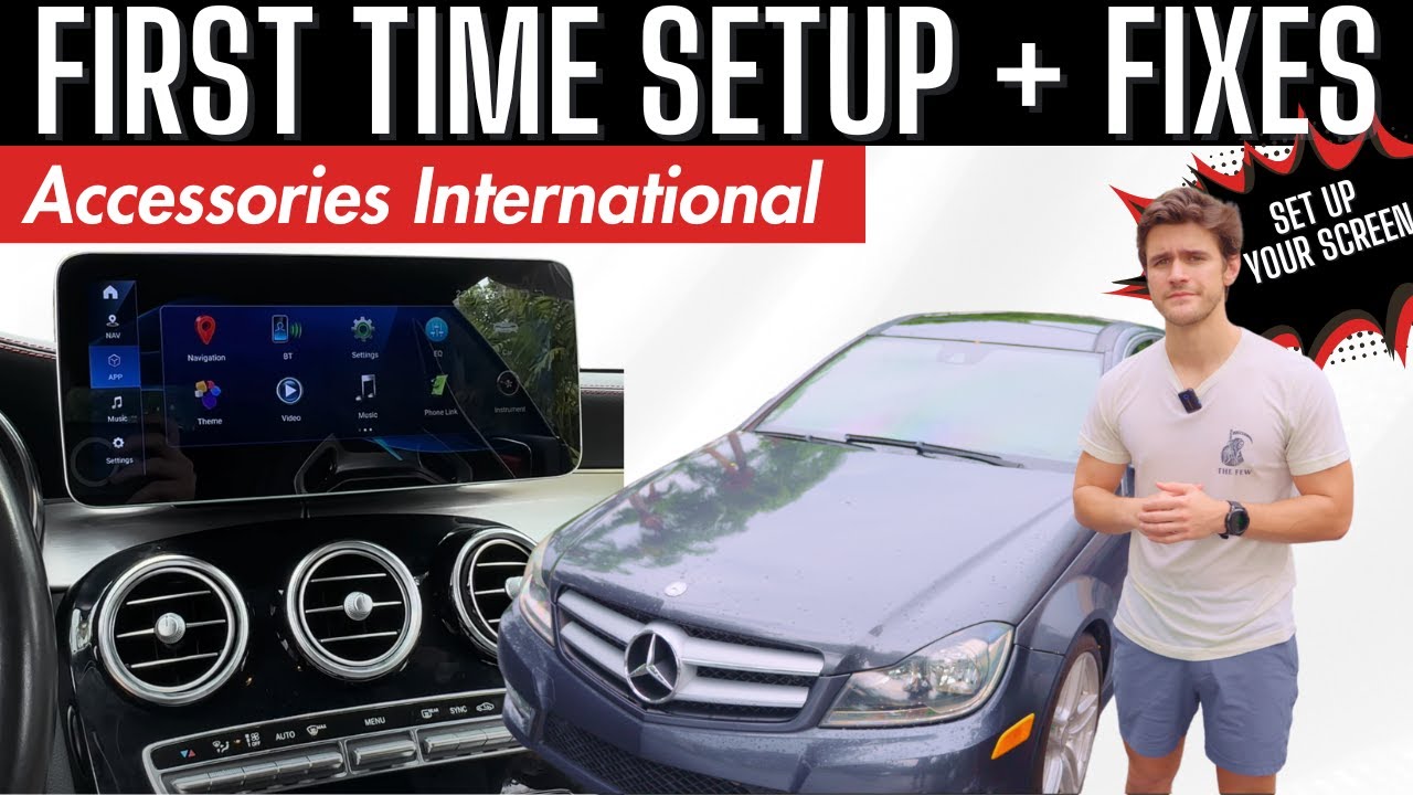 Mercedes Android Screen Initial Setup & Troubleshooting Guide (OEM Menu, Audio, Camera, Mic)
