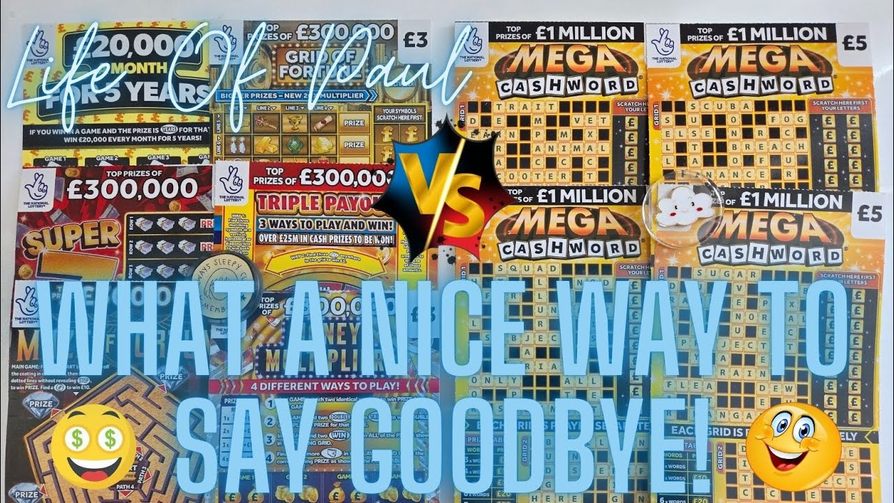 What a lovely way to say goodbye to my old house, £20 Mega Cashword Scratch Cards vs a £20 mix!