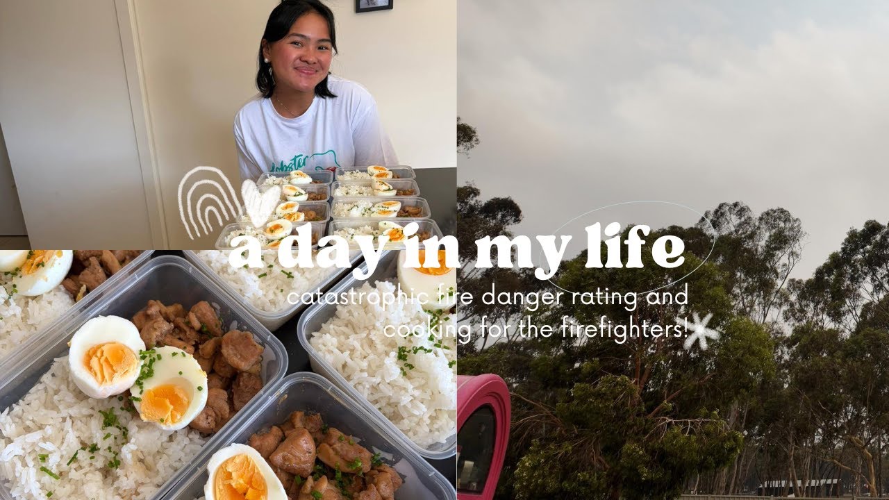 Life in Australia | a scary catastrophic fire danger rating + giving back to the firies | ennvlogs