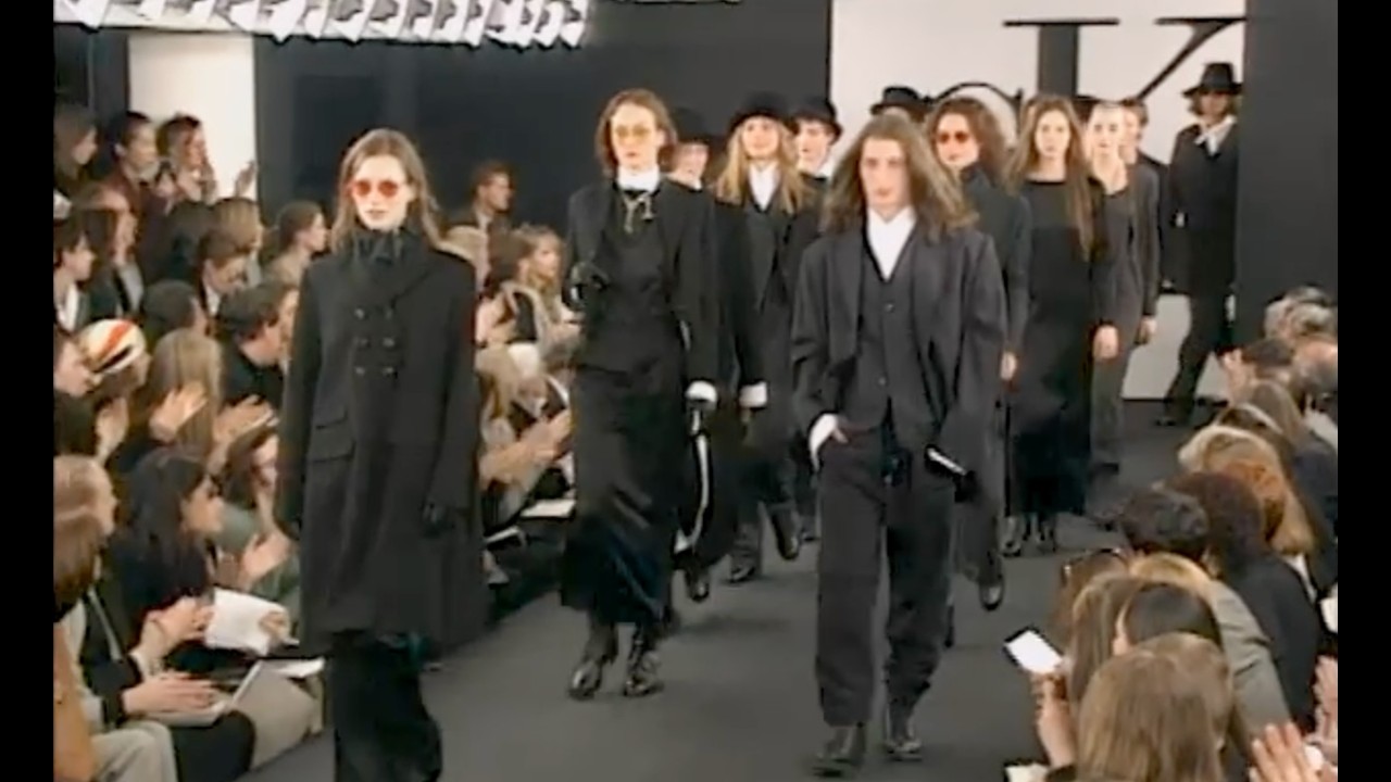 Calvin Klein Fall 1993 (with Carolyn Bessette front row)