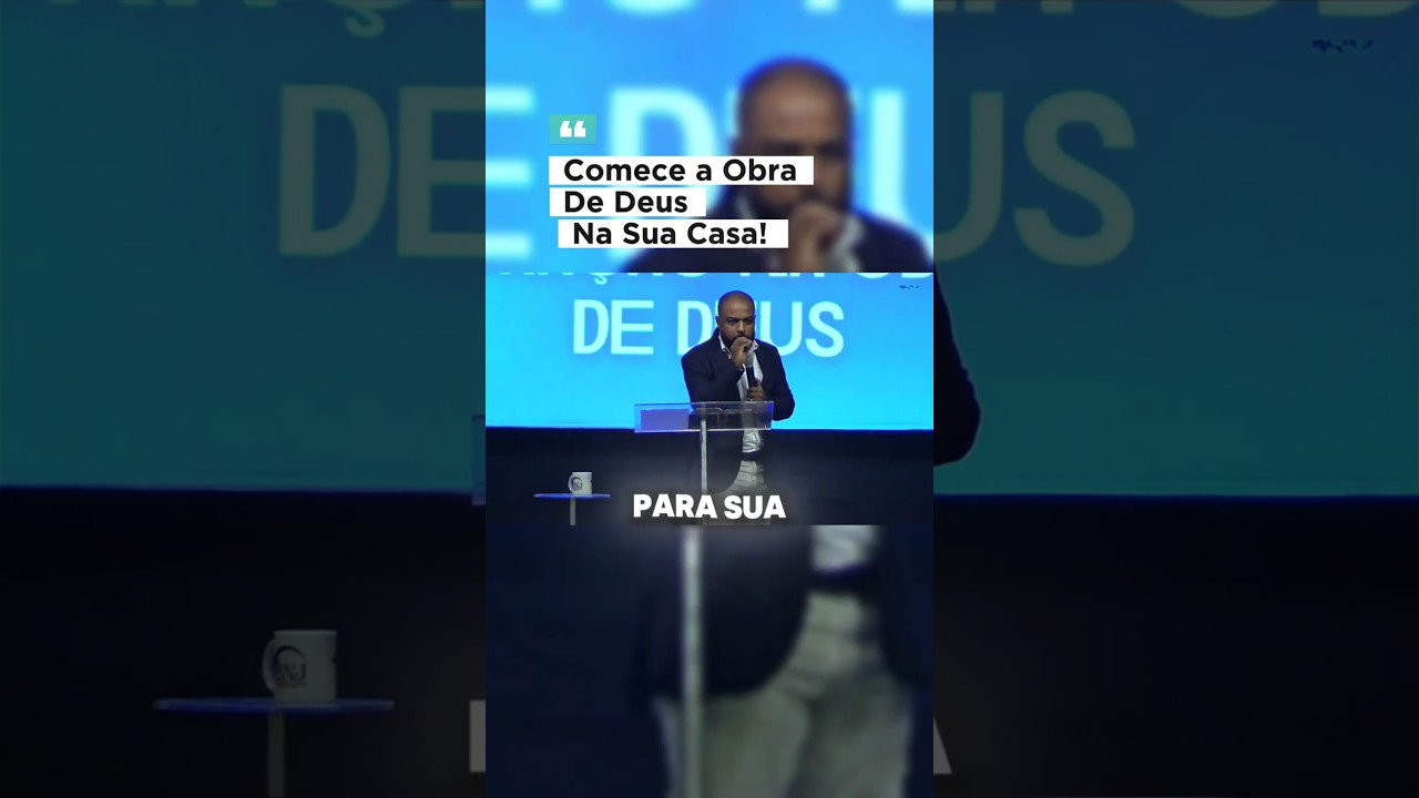 TEU MINIST&Eacute;RIO &Eacute; TUA CASA! #reflex&atilde;o #gospel #fe #deus #fyy #jesus #viralshorts #viral #youtube