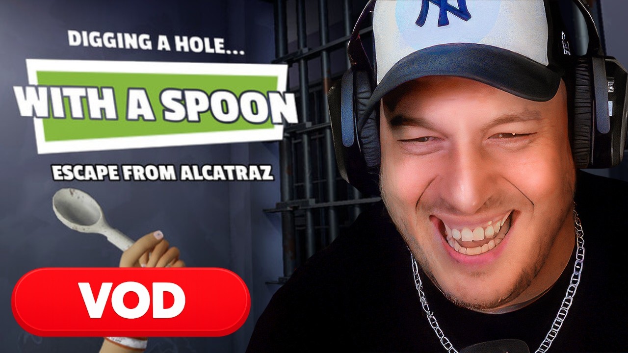 | Digging a Hole... with a Spoon... Escape from Alcatraz | HÁ ENNEK ITT A VÉGE
