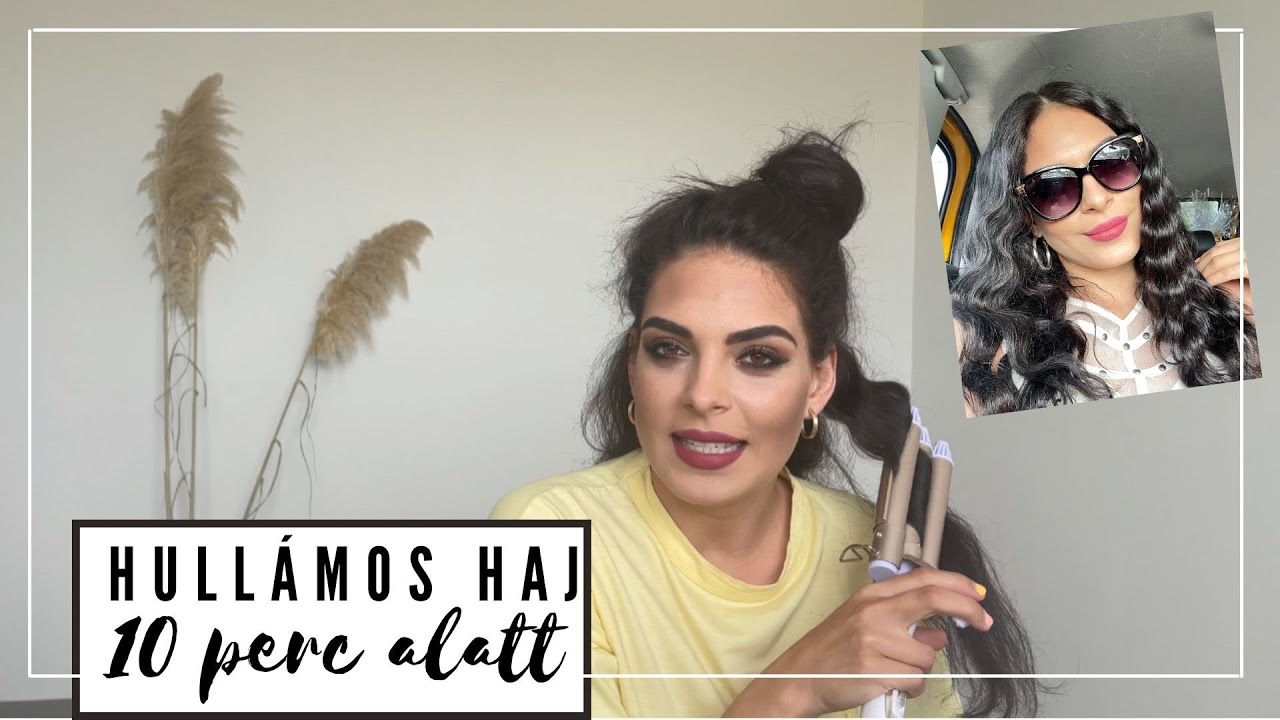 HULLÁMOS HAJ 10 PERC ALATT 💇‍♀️I Hajsütő teszt I Ilyés Jenifer