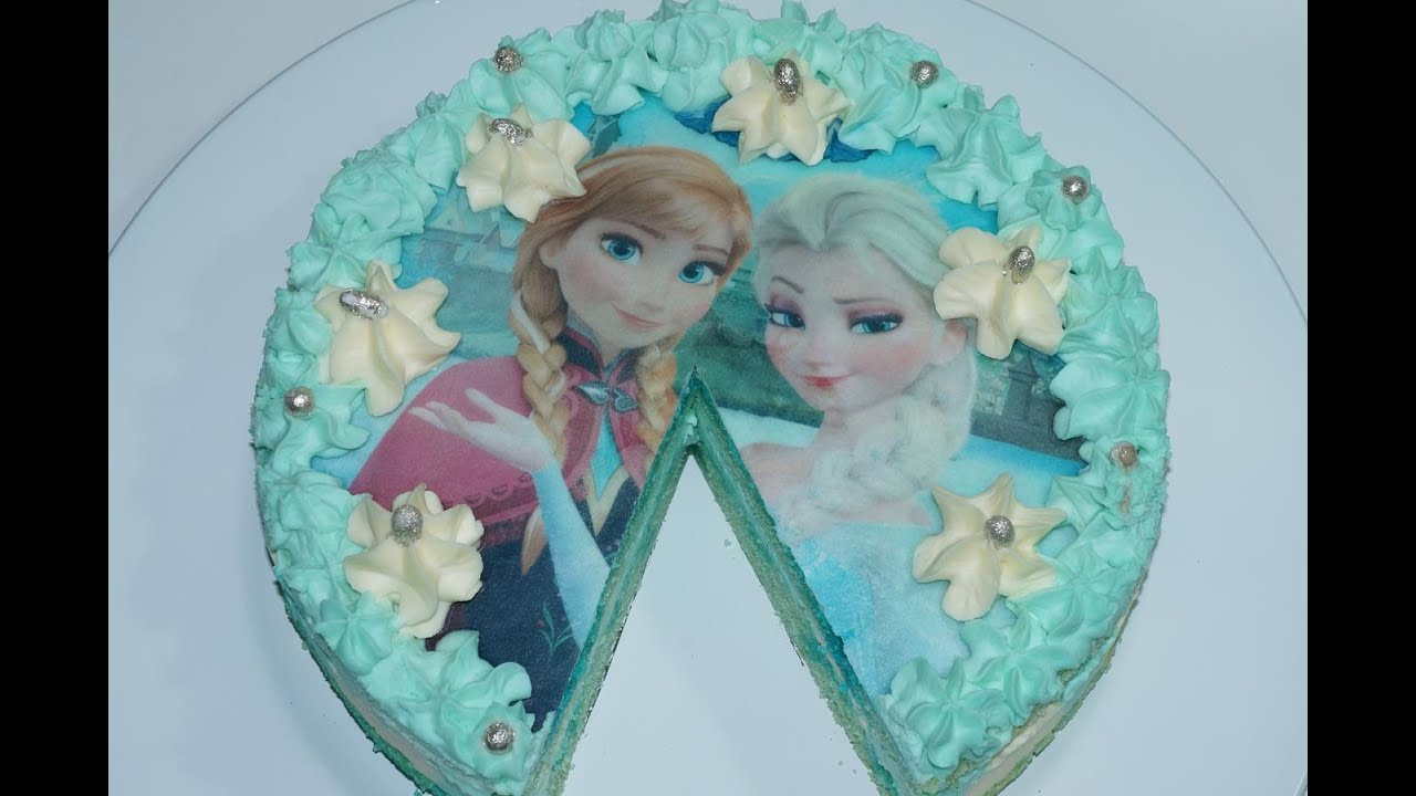 💛GATEAU REINE DES NEIGES FROZEN  (CUISINE RAPIDE)