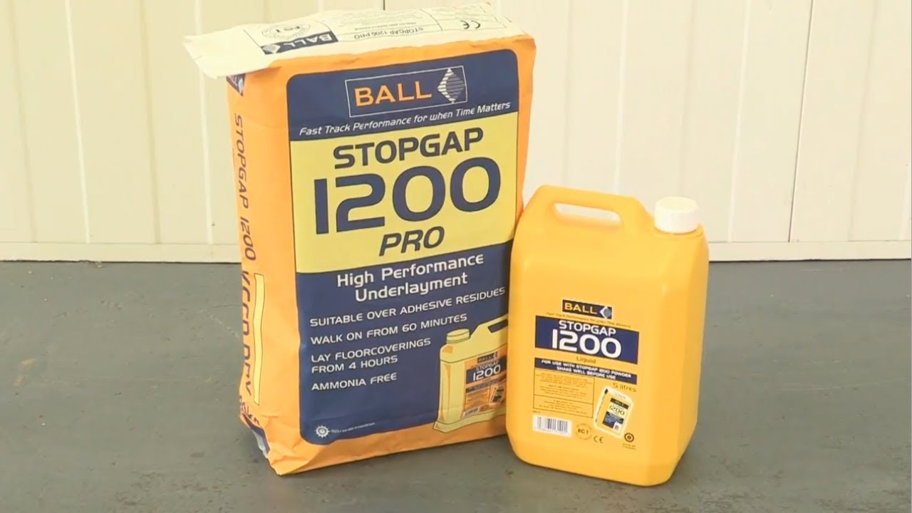 How to mix and apply Stopgap 1200 Pro - High Performance Smoothing Underlayment