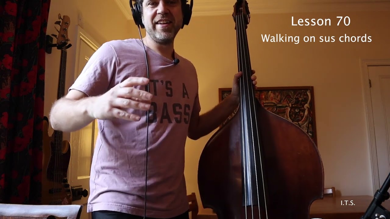 Walking bass on sus chords