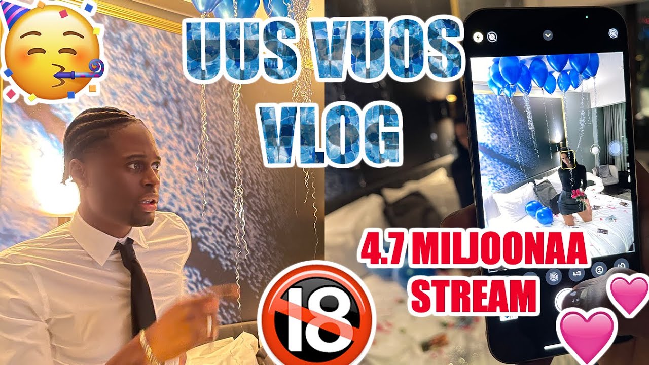 NEW YEAR VLOG 2022  (4.7 MILJOONAA STREAM) 😱🤑