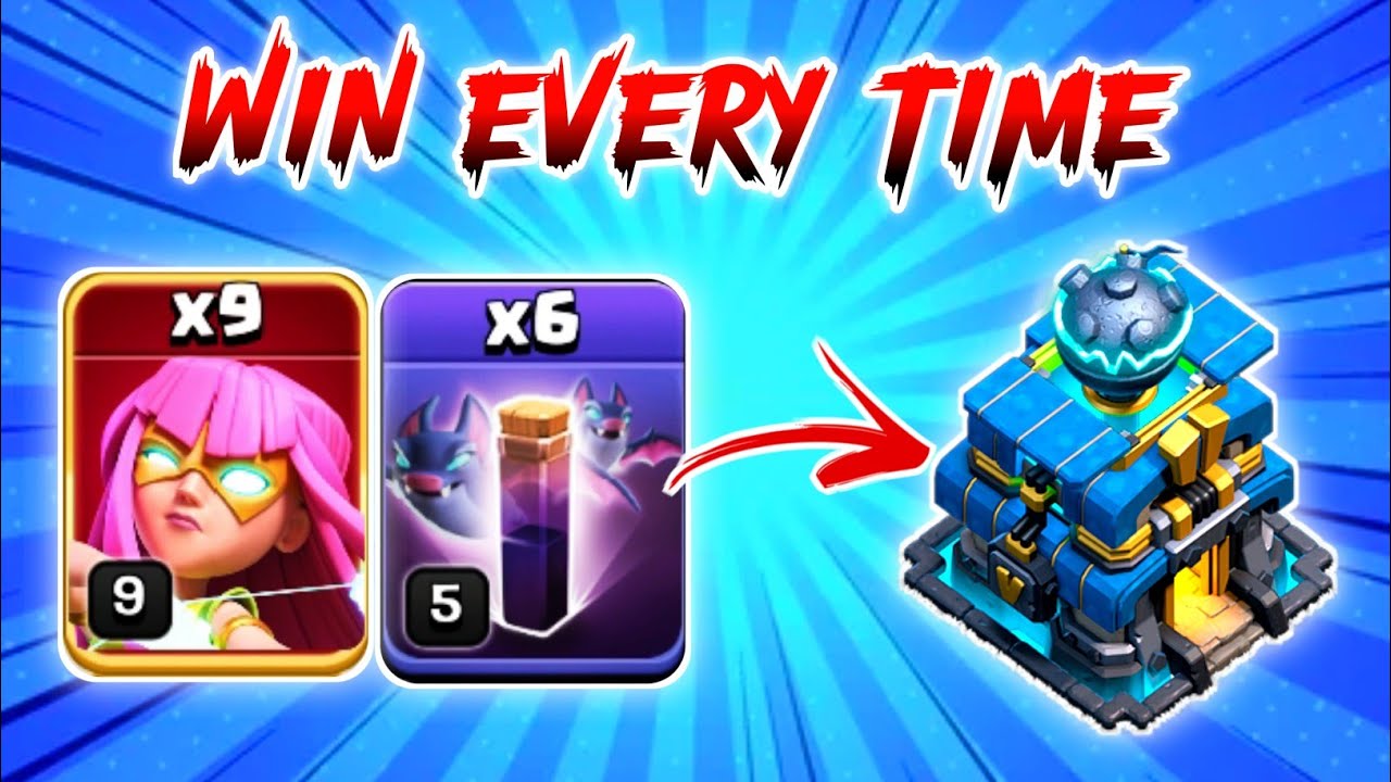 Super Archer + Bat Spell TH12 Attack Strategy!!