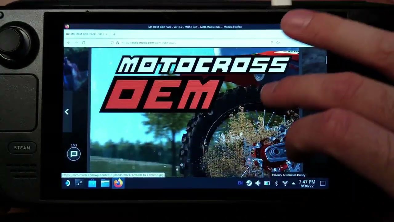 MX Bikes on Steam Deck | Installing Mods