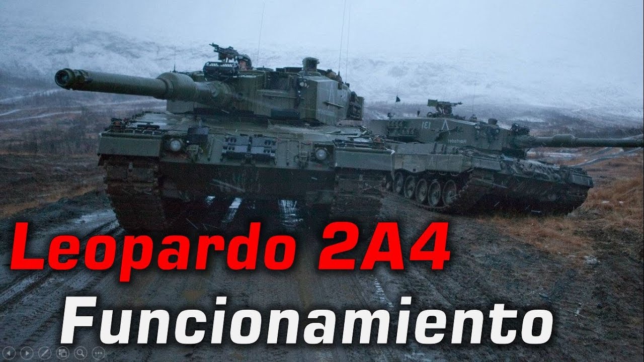 El PANZER Leopard 2A4: Funcionamiento