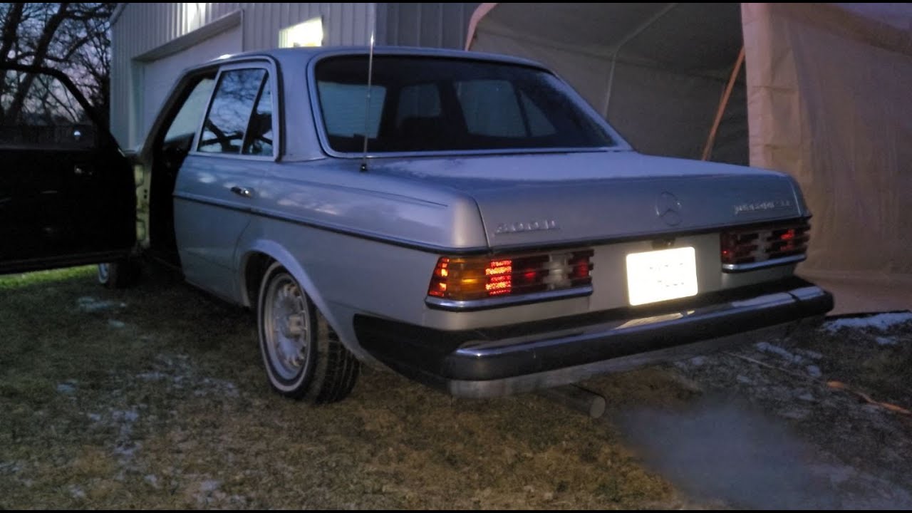 1984 Mercedes 300D Diesel Cold Start