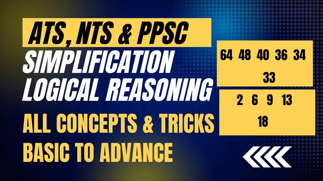 Number Series |Simplification | Reasoning | Numbers Series Trick | Logical Reasoning Questions |