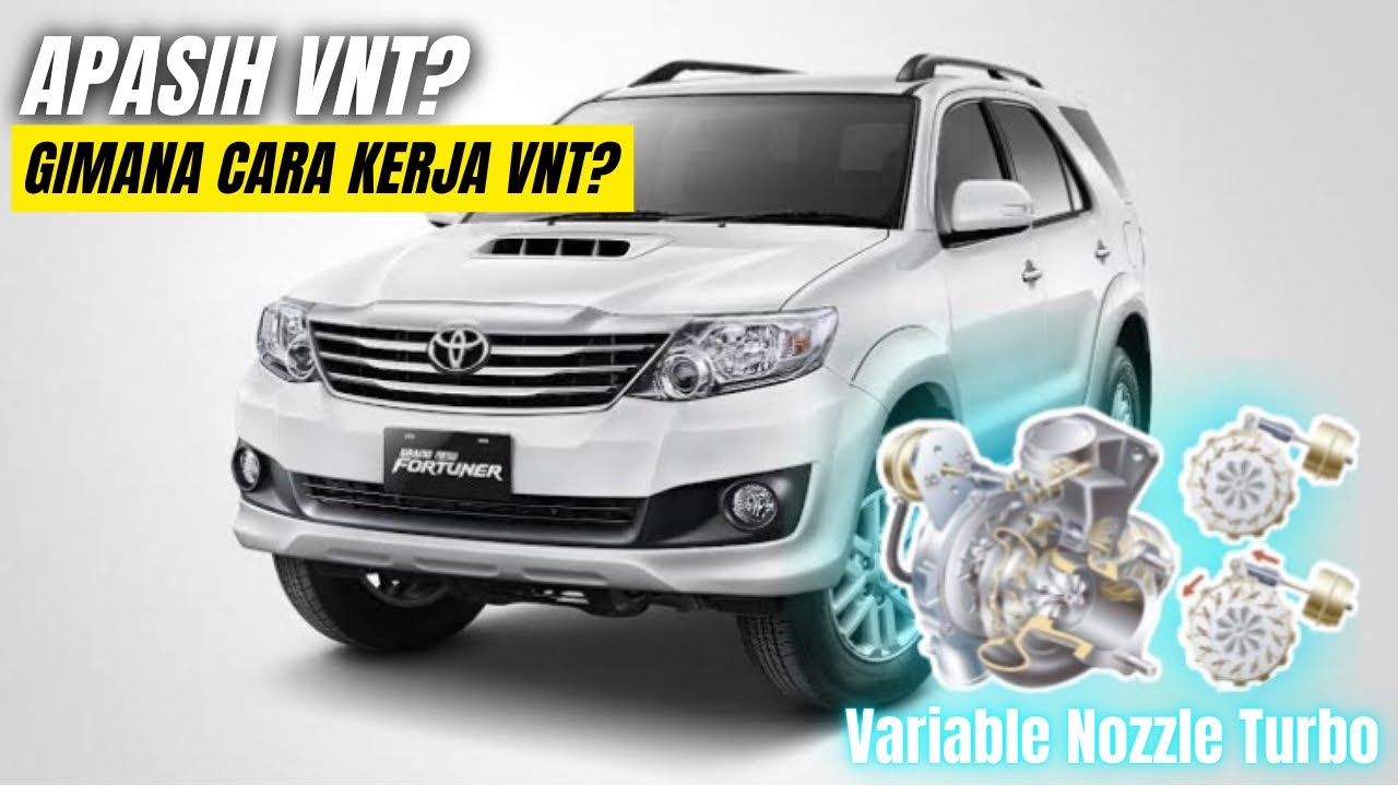 Pengertian & Prinsip Kerja VNT Turbo Pada Fortuner!