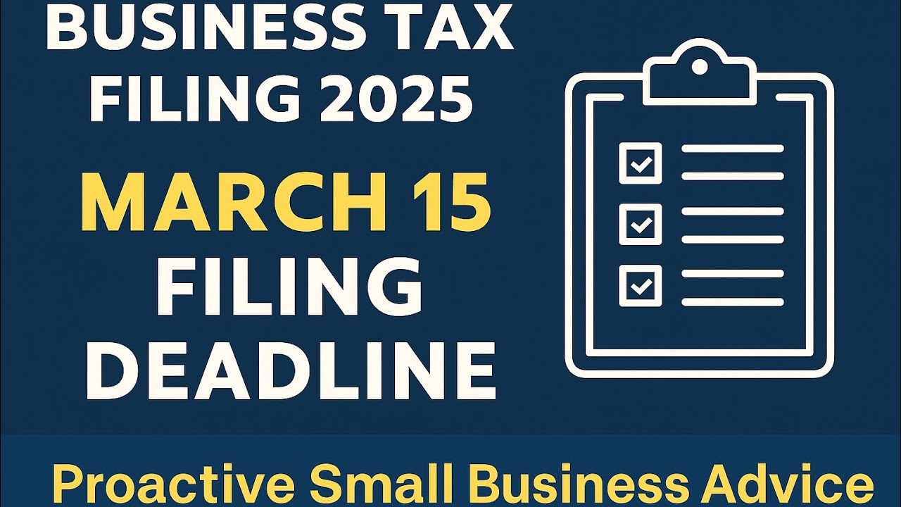 Business Tax Filing: March 15 Deadline for S Corps, Partnerships Avoid IRS Penalties 25TP-15