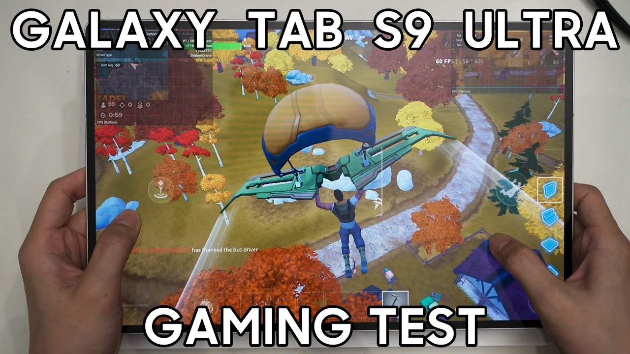 Gaming test - Samsung Galaxy Tab S9 Ultra with Snapdragon 8 Gen 2