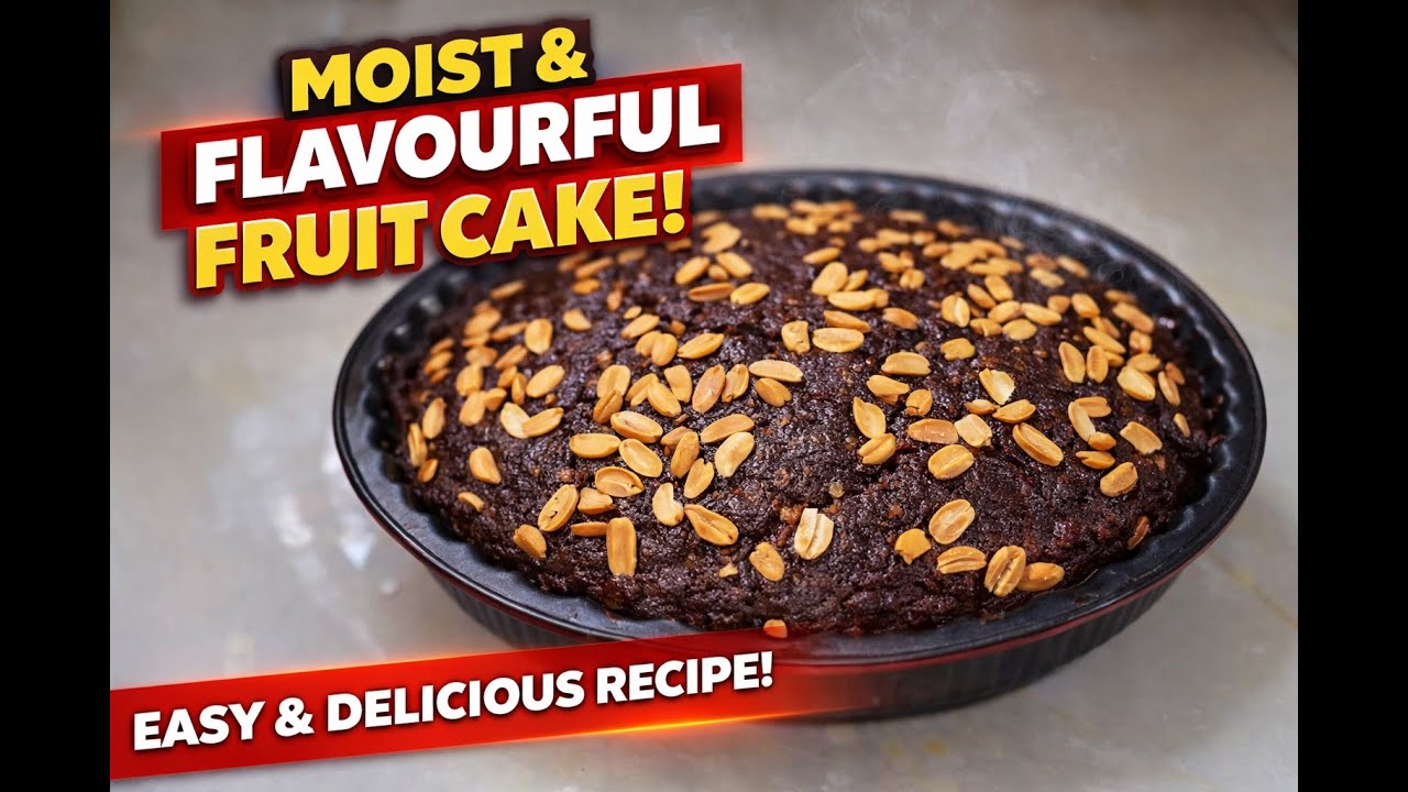 Moist & Flavourful Fruit Cake | Easy Homemade Fruit Cake Recipe