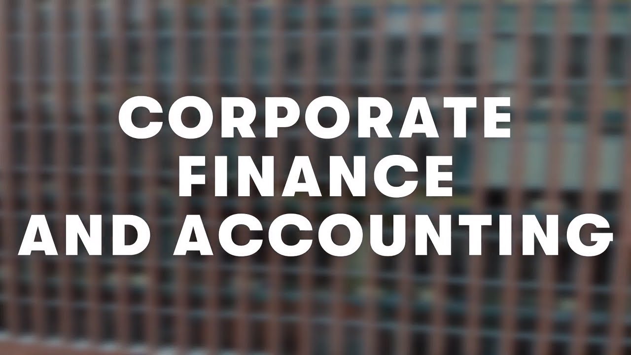Studies in the field of Corporate Finance and Accounting