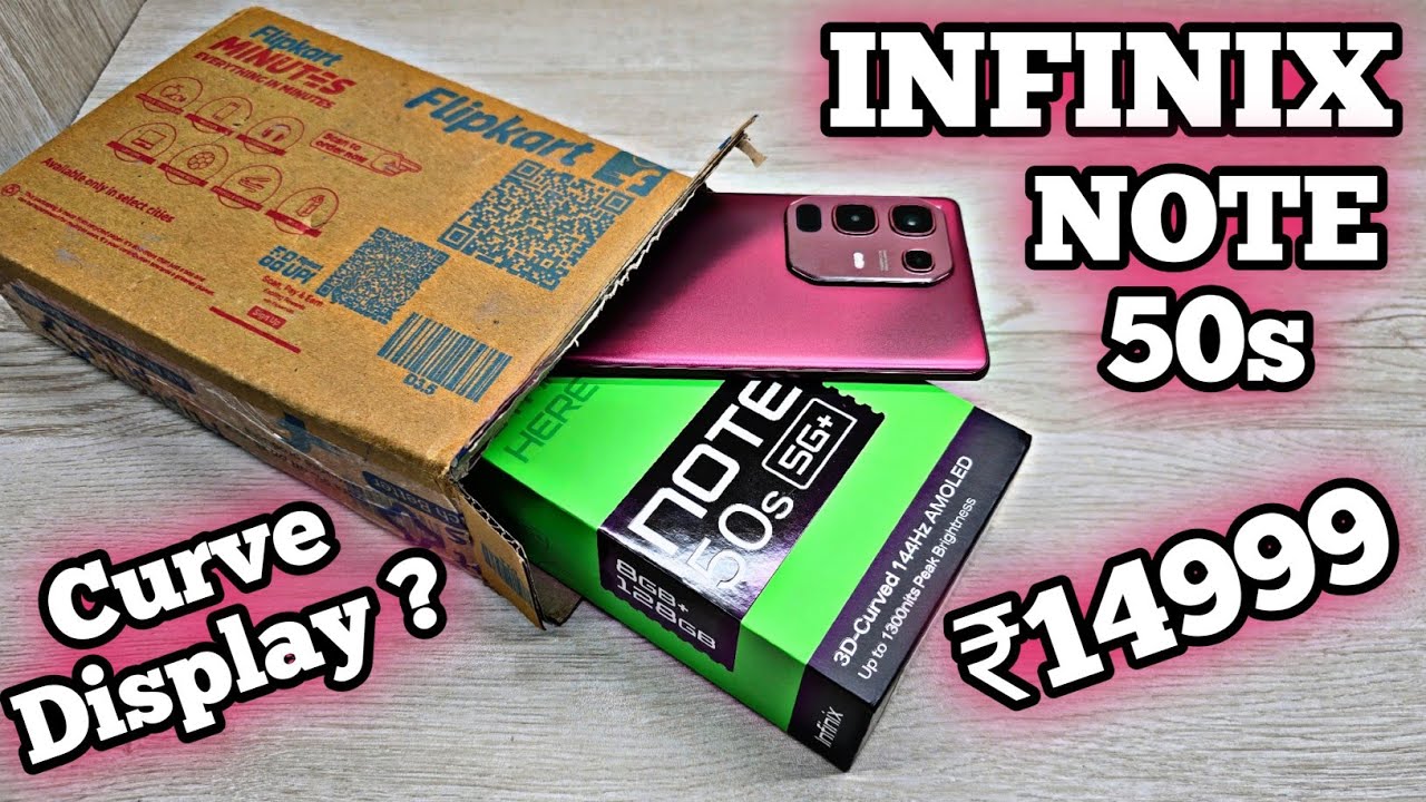 Infinix Note 50s 5G Unboxing - Curve Display King ?