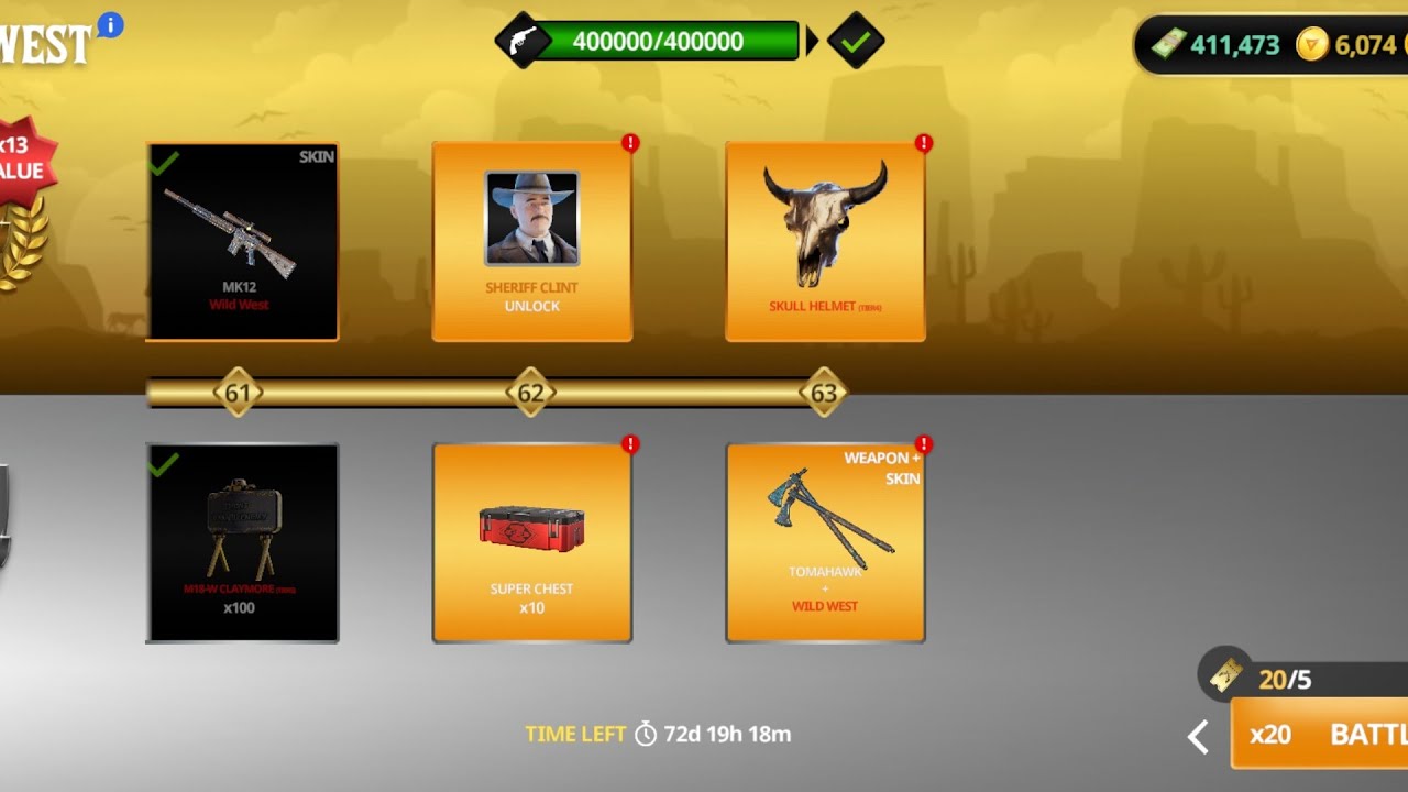 critical strike : WILD WEST EVENT [ 400,000 Point ]