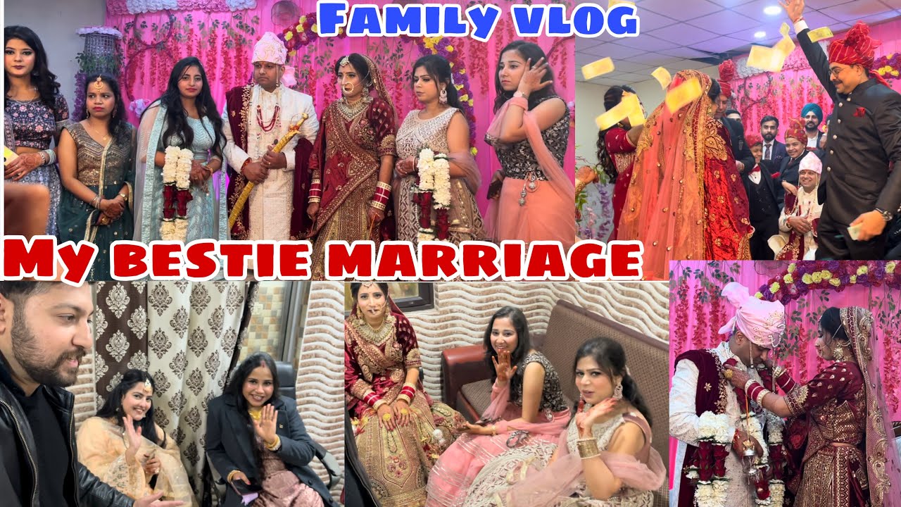 My Best Friend Marriage Ceremony | Cute Couple | Family Vlog