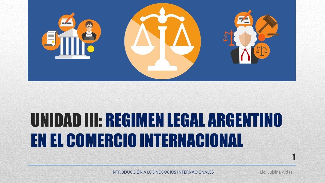UADE INI - REGIMEN LEGAL ARGENTINO - VIDEO CLASE TEORICA