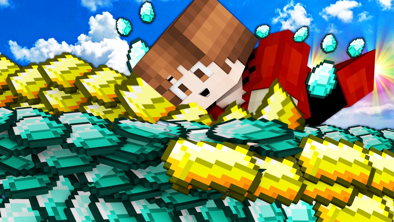 1 HOUR | KILLING MYSELF?! 500 DIAMONDS+GOLD OP! | Minecraft Money Wars 1.9 SOLO #46