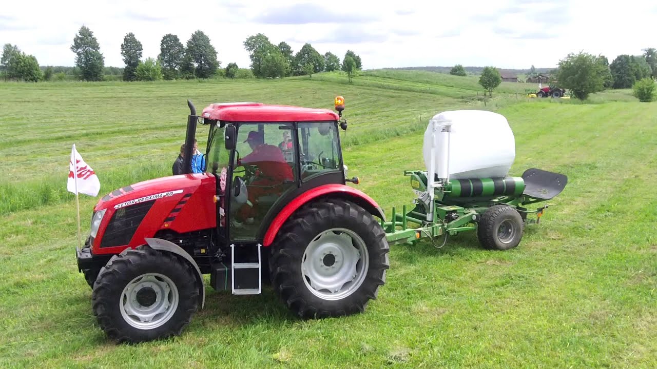 Zetor Proxima 90 z owijarką SIPMA