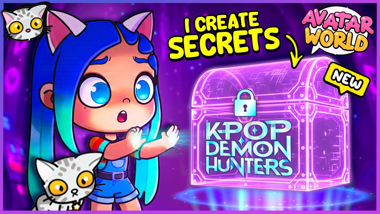 🔐🔥 Creating SECRETS that DON’T EXIST in Avatar World! FREE | KPOP Demon Hunters Part 1