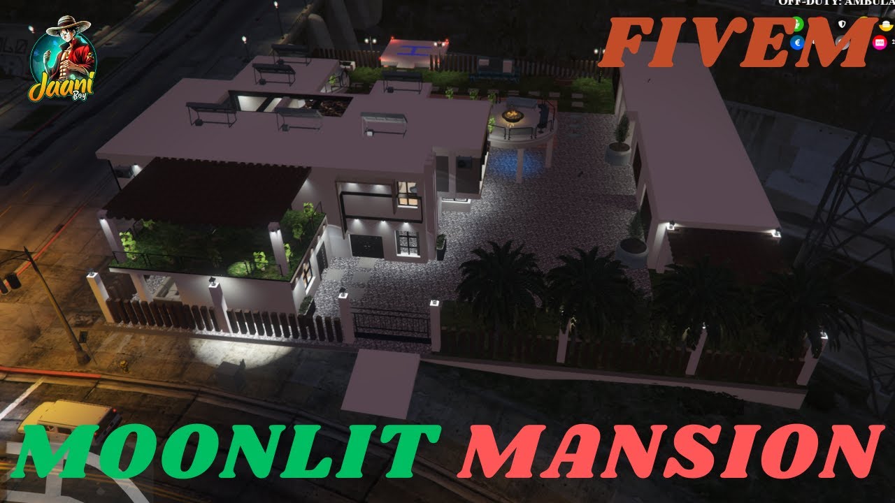 Fivem MLO - Moonlit Mansion - Custom Fivem MLO House