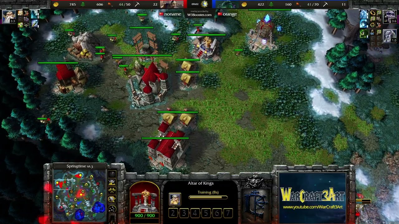 Fortitude(HU) vs eer0(UD) - Warcraft 3: Classic - RN8748