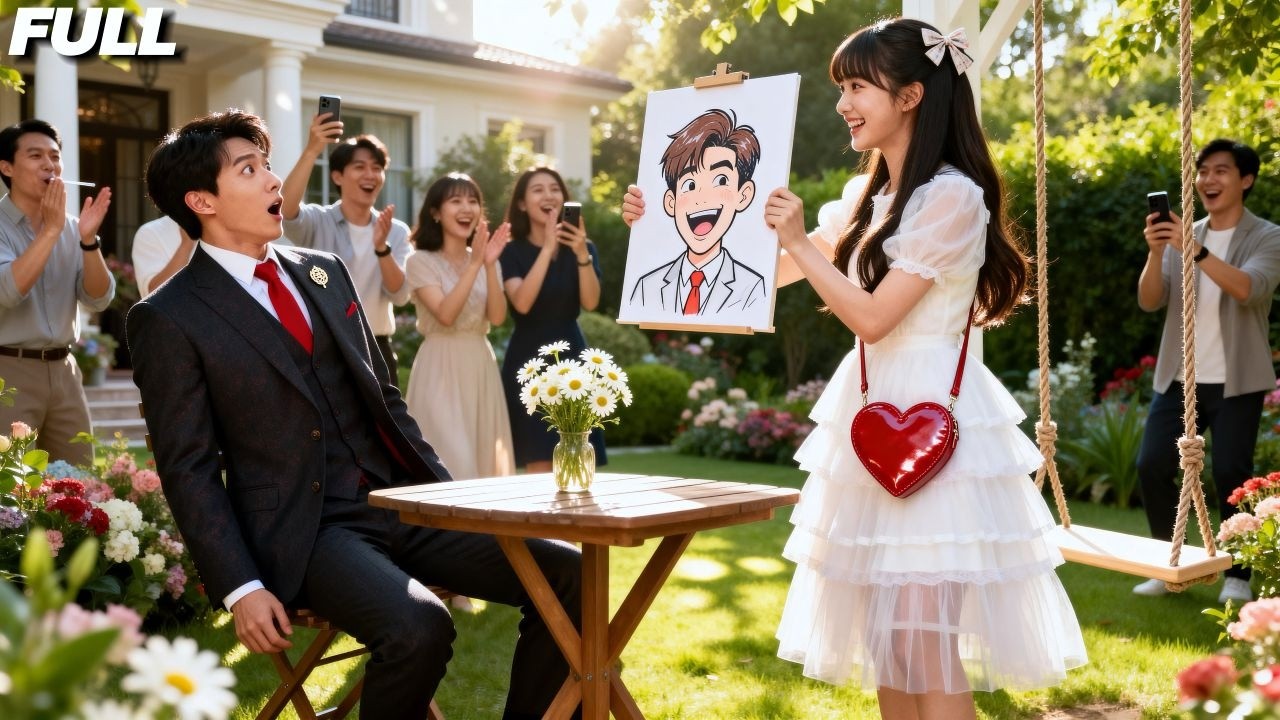 💕CEO yang sedang terpuruk menatap lukisan Cinderella, dan seketika hatinya langsung jatuh cinta!