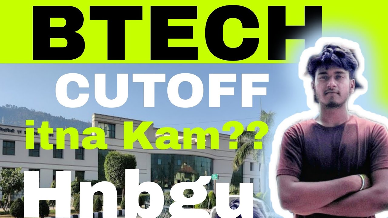 Cut - off marks for btech in hnbgu   #hnbgu #cutoff #btech#lowscore #2025 #srinagar #campus #vlog