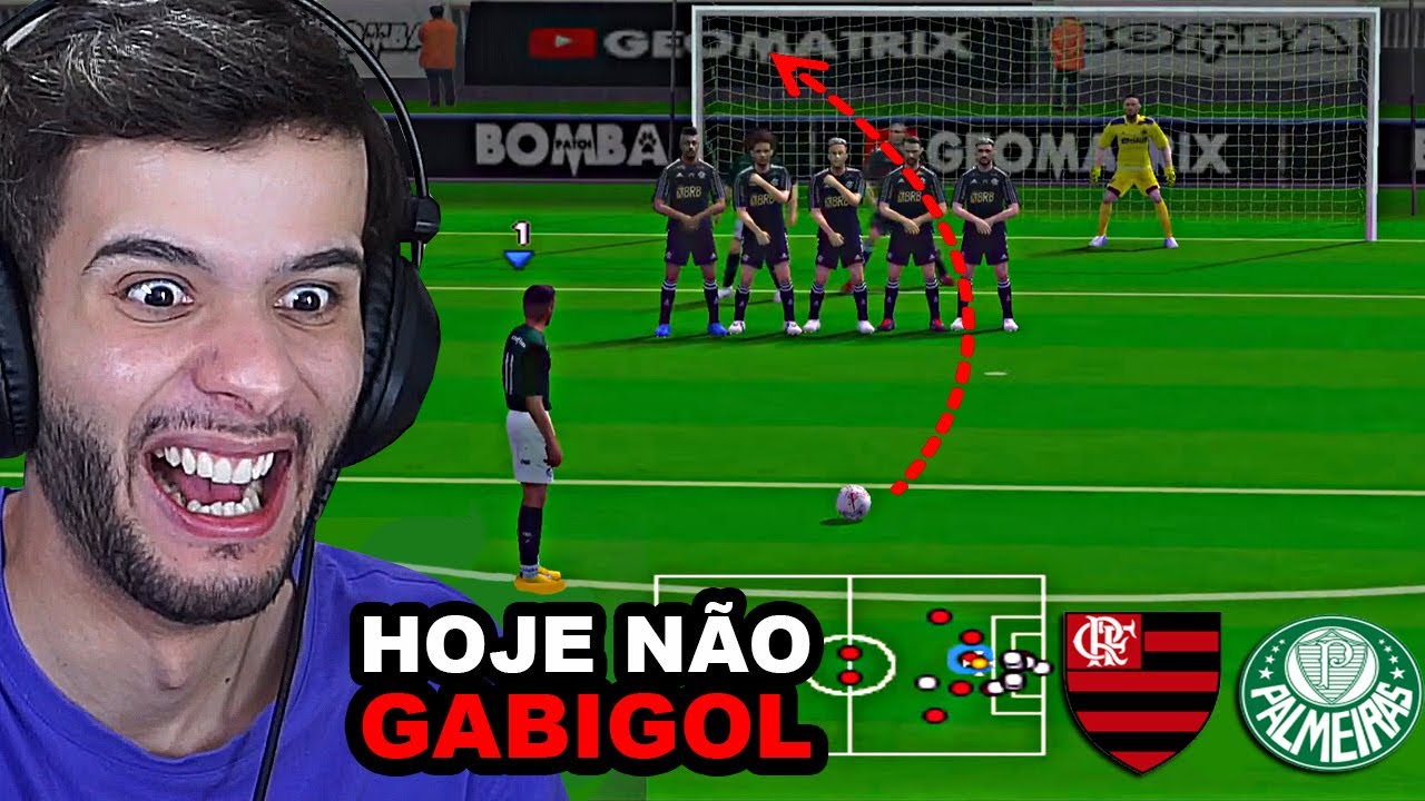 RAFÃO usa PALMEIRAS contra o FLAMENGO no BOMBA PATCH!