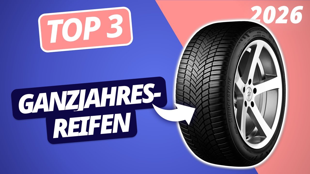 Der beste GANZJAHRESREIFEN 2026 | TOP 3 Ganzjahresreifen im Vergleich