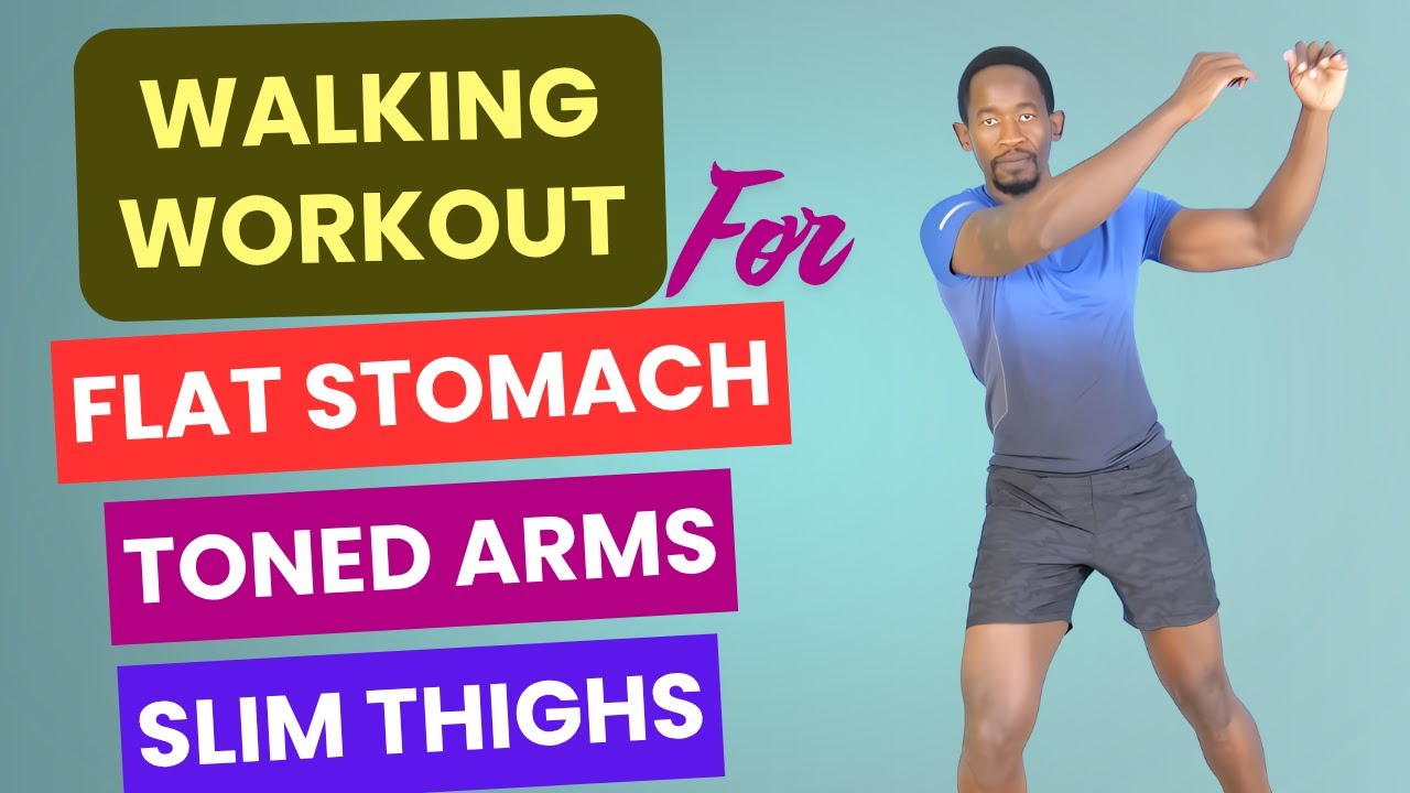 Walking Workout for A FLAT Stomach, TONED Arms and Slim Thighs in Just 30 Minutes a Day!